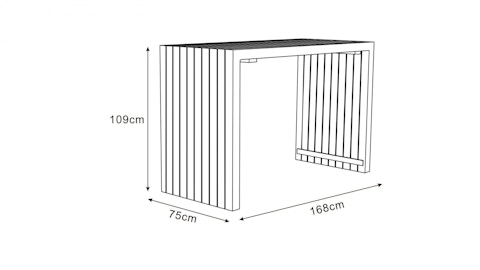 Kroes 7-piece Outdoor Aluminium Bar Set 13 Thumbnail